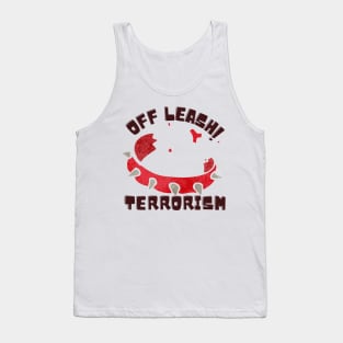 Off Leashed Dog Design gift for animal lovers, dog owners Tank Top